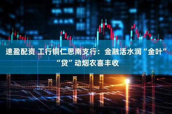 速盈配资 工行铜仁思南支行:金融活水润“金叶” “贷”动烟农喜丰收